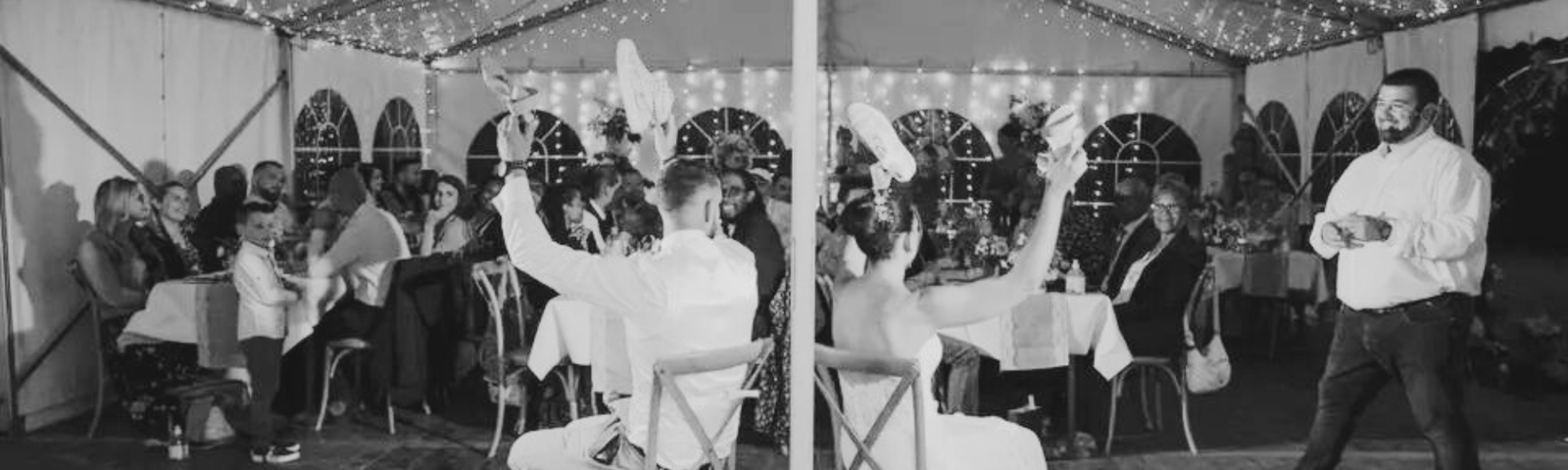 Animation du jeu des chaussures lors d’un mariage, animée par Grégory Ducrocq – DJ Ouf Animation Bretagne, Agence Moment de Grâce.